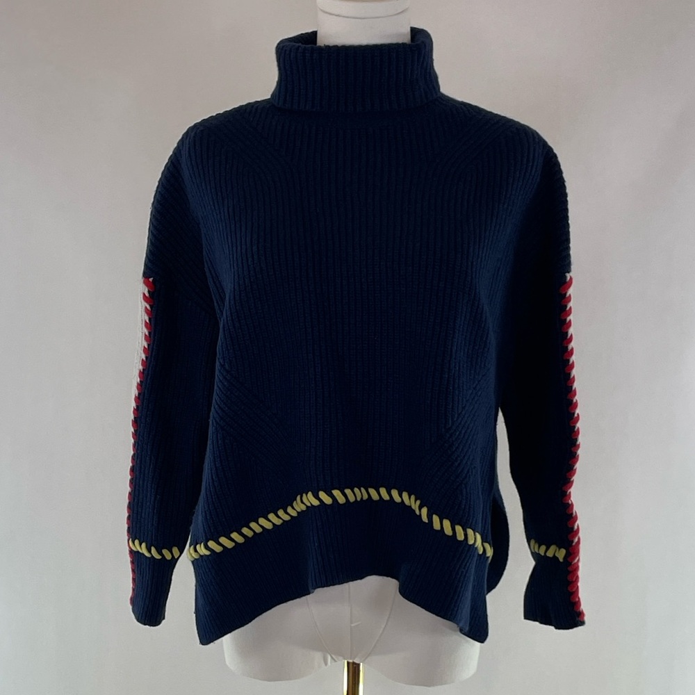 SJYP Color Stitched Turtleneck, 6